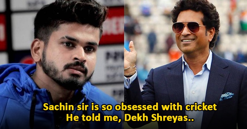 Shreyas Iyer Reveals Sachin Tendulkar’s Obsession With Cricket, Recalls Their First Chat RVCJ Media