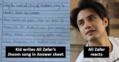 Pak Student Writes Lyrics Of Ali Zafar’s Song In Physics Answer Sheet, Ali Zafar Reacts RVCJ Media
