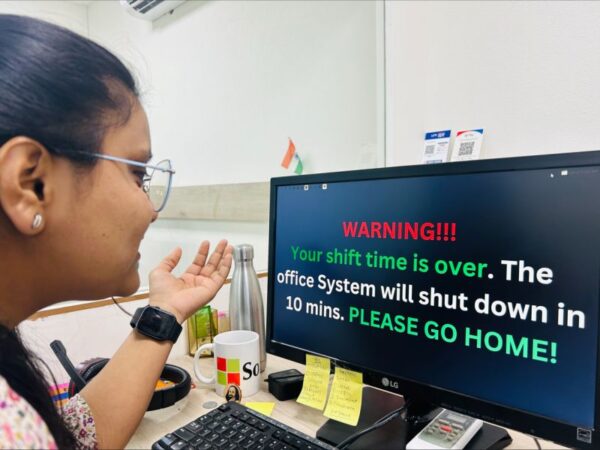 Girl Shares How Her Company Locks Desktop Post Working Hours & Gives A ‘Go Home’ Warning - RVCJ Media