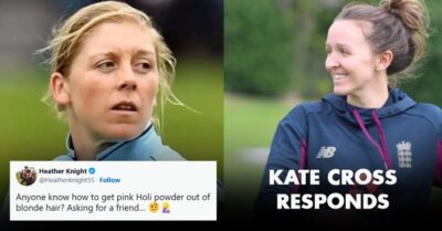 “Bhaang Influence,” Fans Hilariously React To Kate Cross’ Unusual Reply To Heather Knight’s Tweet RVCJ Media