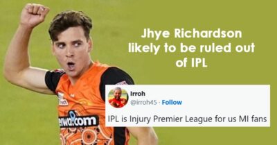“IPL-Injury Premier League For MI,” Fans React As After Bumrah, Jhye Richardson To Be Out Of IPL RVCJ Media