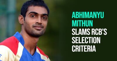 Abhimanyu Mithun Slams RCB’s Selection Criteria, Points Out Lack Of Local Talent In RCB Team RVCJ Media