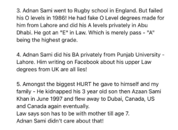 “Adnan Kidnapped His 3-Yr Son, Made Adult DVD Of Wife,” Adnan Sami’s Brother Claims - RVCJ Media