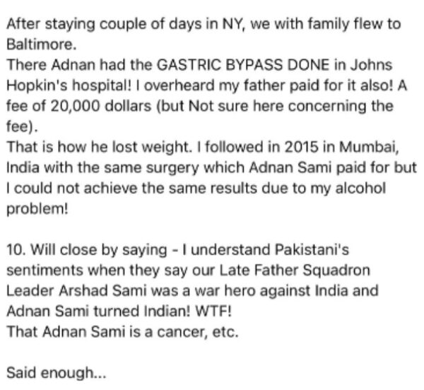 “Adnan Kidnapped His 3-Yr Son, Made Adult DVD Of Wife,” Adnan Sami’s Brother Claims - RVCJ Media