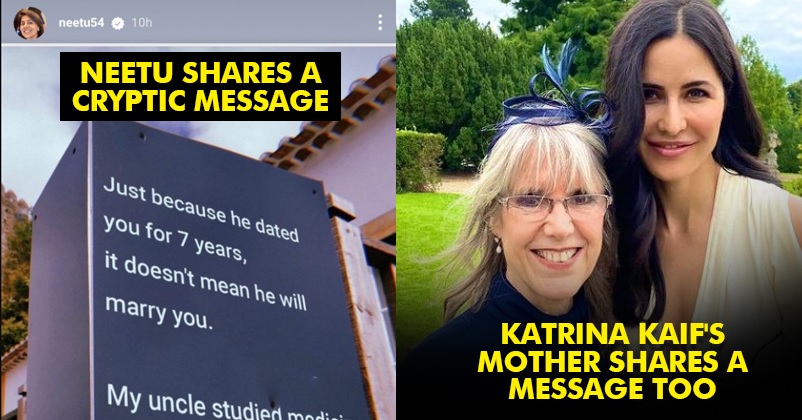 Katrina Kaif’s Mom Shares A Cryptic Post & Netizens Feel It’s A Perfect Reply To Neetu Kapoor RVCJ Media
