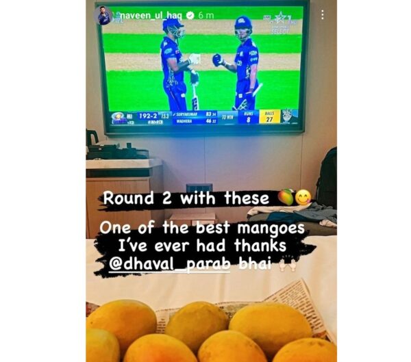 Virat Kohli’s Latest Post Targeted At Naveen-Ul-Haq For His ‘Sweet Mango’ Post? - RVCJ Media