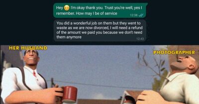 Woman Asks Wedding Photographer For Full Refund After Divorce, He Shares Hilarious Convo RVCJ Media