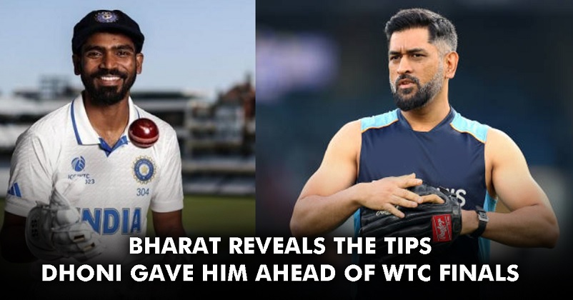 KS Bharat Reveals MS Dhoni’s Valuable Advice That Would Be Of A Great Help For WTC Final RVCJ Media