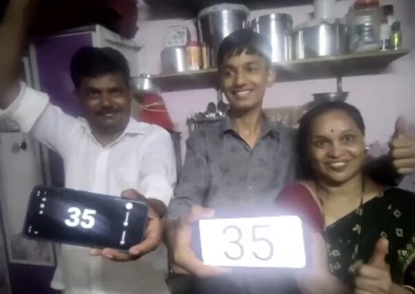 Parents Celebrate Son’s Clearing Class 10 Board Exams With 35 Marks In All 6 Subjects RVCJ Media