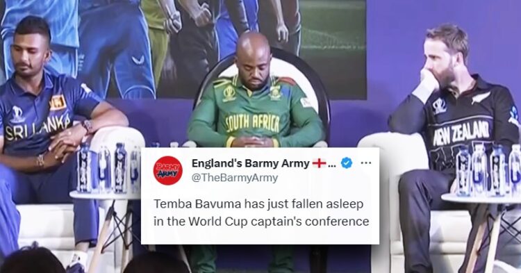 Barmy Army Took A Jibe At Temba Bavuma’s Viral Sleeping Pic, The Sa Skipper Strongly Reacts 1 Barmy Army Took A Jibe At Temba Bavuma’s Viral Sleeping Pic, The SA Skipper Strongly Reacts