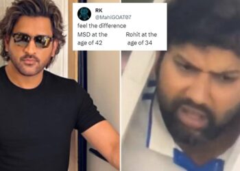 MS Dhoni’s New Hairstyle Sets Twitter On Fire With Dhoni Vs Rohit Sharma Memes