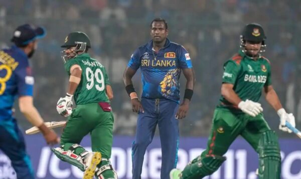 Angelo Mathews Reacts To Sri Lankan & Bangladeshi Players Not Shaking Hands After The Match - RVCJ Media