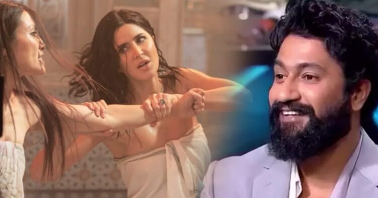 Vicky Kaushal Has An Interesting &Amp; Hilarious Reaction To Wife Katrina Kaif’s Towel Fight Scene 1 Vicky Kaushal Has An Interesting & Hilarious Reaction To Wife Katrina Kaif’s Towel Fight Scene