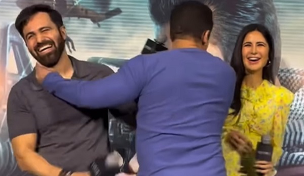 Salman Khan Tried To Kiss Emraan Hashmi, Left Katrina Kaif In Splits, Watch The Video - RVCJ Media