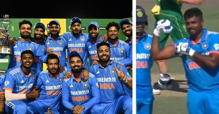 Sanju Samson Celebrates His Maiden Century With Style By Flexing Muscle, Watch The Video 1 Sanju Samson Celebrates His Maiden Century With Style By Flexing Muscle, Watch The Video