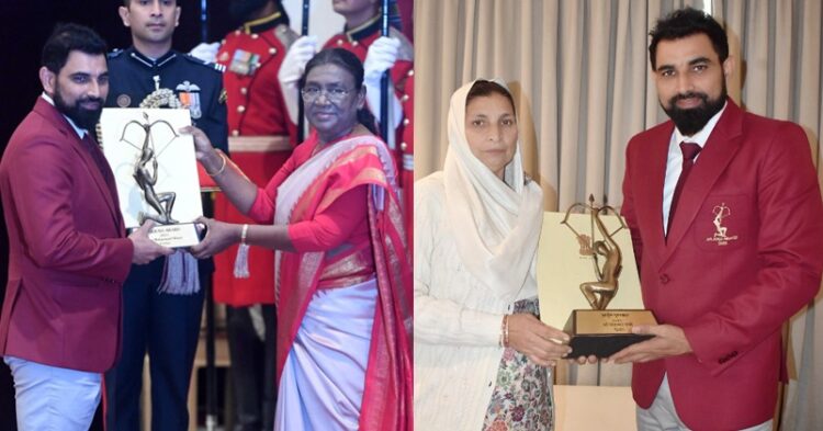 Mohammed Shami Shares Heartwarming Post After Winning Arjuna Award 1 Mohammed Shami Shares Heartwarming Post After Winning Arjuna Award