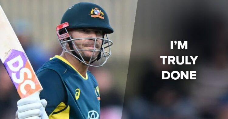 David Warner Gives A Hint Of Retirement From T20I, Says “I’m Truly Done, Time For Youngsters”