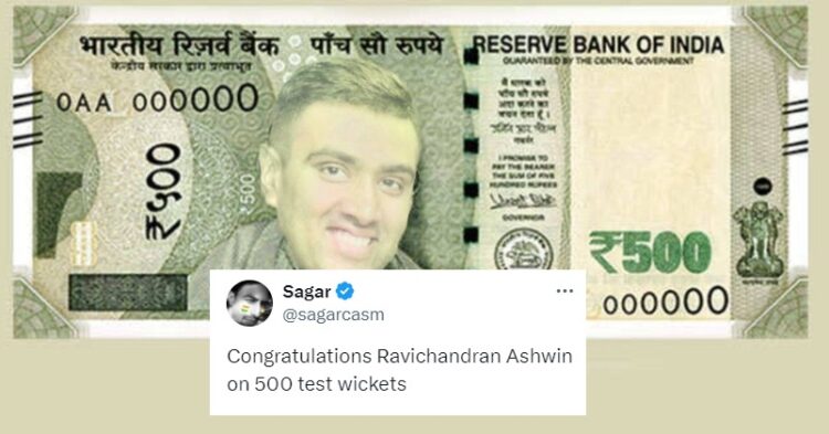 Fans Celebrate With Hilarious Memes As Ravichandran Ashwin Achieves 500-Wicket Milestone 1 Fans Celebrate With Hilarious Memes As Ravichandran Ashwin Achieves 500-Wicket Milestone