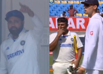 Rohit Sharma’s Act Of Shooing Indian Batters Amid Declaration Confusion Started A Meme Fest