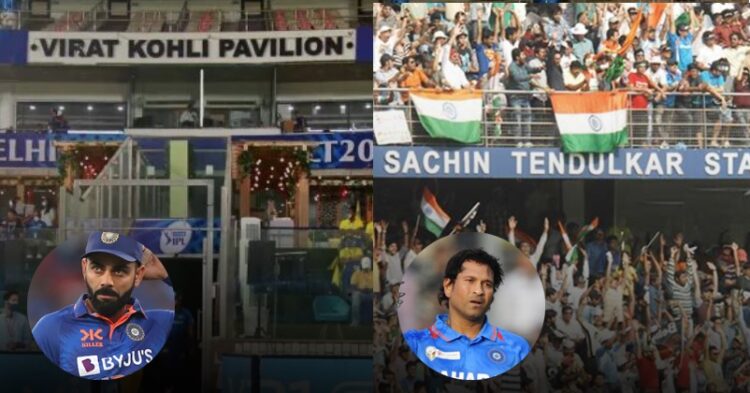 From Ms Dhoni To Virat Kohli, 5 Indian Cricketers Who Have A Stand In Their Name In A Stadium 1 From MS Dhoni To Virat Kohli, 5 Indian Cricketers Who Have A Stand In Their Name In A Stadium