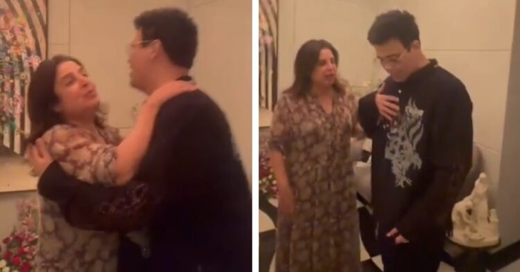 Karan Johar & Farah Khan Making Fun Of Each Other’s Dresses Is Too Funny To Miss
