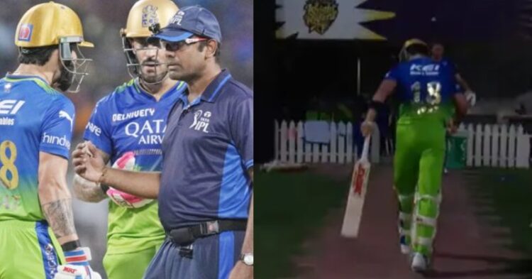 Angry &Amp; Frustrated Virat Kohli Hits A Can After Controversial Dismissal Vs Kkr, Video Goes Viral 1 Angry & Frustrated Virat Kohli Hits A Can After Controversial Dismissal Vs KKR, Video Goes Viral
