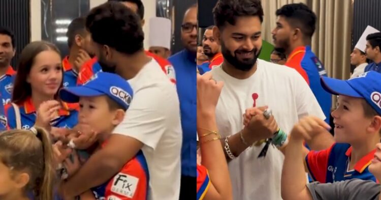Rishabh Pant Is The Best Babysitter &Amp; This Video Shared By Delhi Capitals Is The Proof 1 Rishabh Pant Is The Best Babysitter & This Video Shared By Delhi Capitals Is The Proof