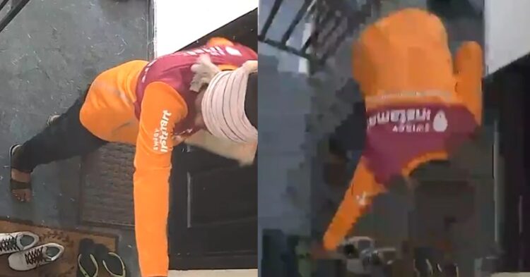 Delivery Guy Caught Stealing Shoes While Delivering Packet, Swiggy Refused To Share His Contact