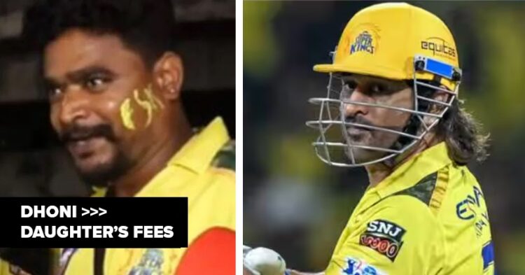 Ms Dhoni’s Fan Who Spent Rs 64K For One Match Is Yet To Pay School Fee Of Daughters, X Reacts 1 MS Dhoni’s Fan Who Spent Rs 64K For One Match Is Yet To Pay School Fee Of Daughters, X Reacts