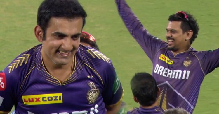 Gautam Gambhir & Sunil Narine Lift & Hug Each Other After KKR Wins IPL 2024, Video Goes Viral