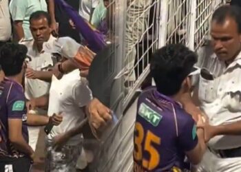 Young KKR Fan Caught Stealing Cricket Ball During MIvsKKR, Here’s What Cops Did