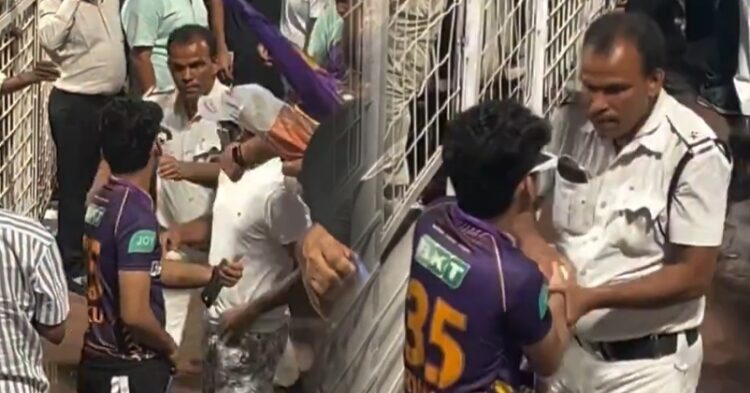 Young KKR Fan Caught Stealing Cricket Ball During MIvsKKR, Here’s What Cops Did