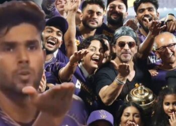 Shah Rukh Khan Asks KKR To Recreate Harshit Rana’s Flying Kiss After IPL 2024 Win, Watch Video