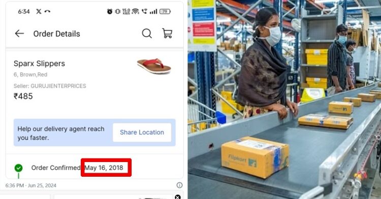 Man Receives Call From Flipkart 6 Years After He Placed Order For Slippers, Shares Screenshot 1 Man Receives Call From Flipkart 6 Years After He Placed Order For Slippers, Shares Screenshot