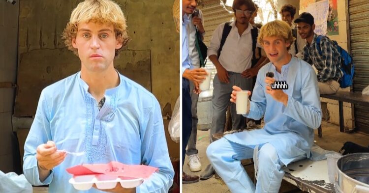 Us Vlogger Ate Street Food In Pakistan Because He Wanted To Get Food Poisoning, Seriously? 1 US Vlogger Ate Street Food In Pakistan Because He Wanted To Get Food Poisoning, Seriously?