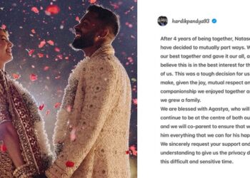 Hardik Pandya’s Fans Slam Natasa Stankovic After She Announced Separation From The Cricketer