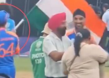 Yashasvi Jaiswal’s Video Being Engrossed & Waving India’s Flag Post World Cup Win Goes Viral