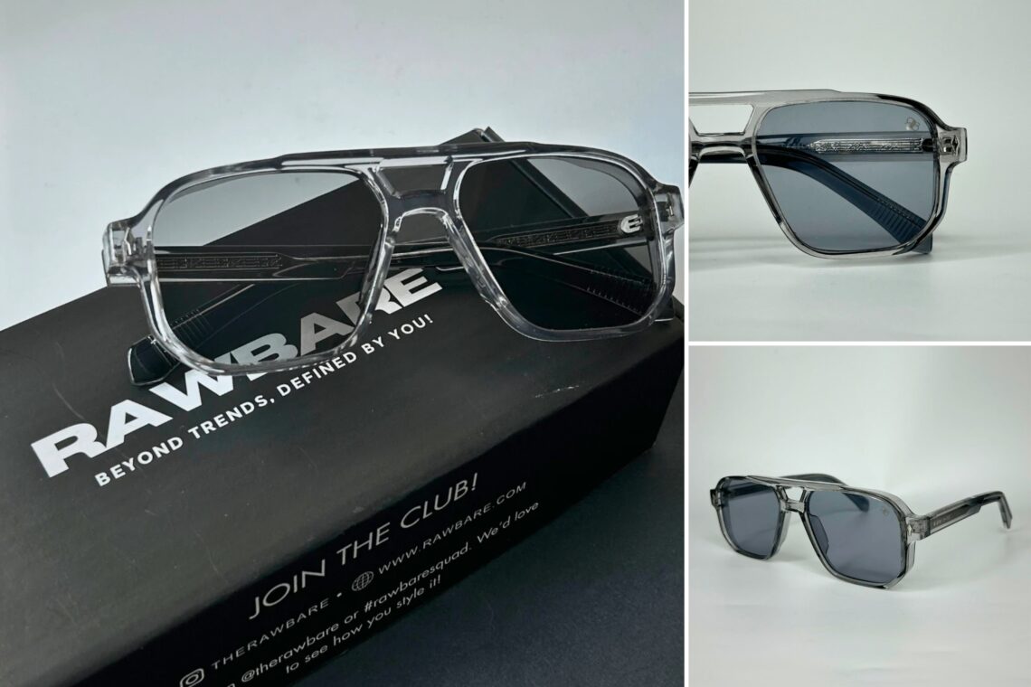 RawBare Cloud Glare Rectangle Sunglasses - RVCJ
