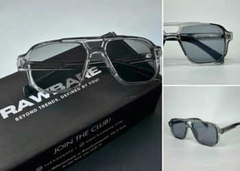 RawBare Cloud Glare Rectangle Sunglasses - RVCJ