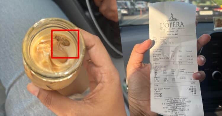 Customer Finds Cockroach in Iced Latte at L’Opéra’s Khan Market Outlet, Post Goes Viral