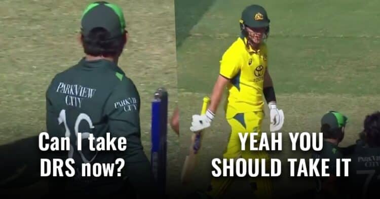 Mohammad Rizwan Commits Hilarious Drs Blunder During 2Nd Odi Against Australia 1 Mohammad Rizwan Commits Hilarious DRS Blunder During 2nd ODI Against Australia