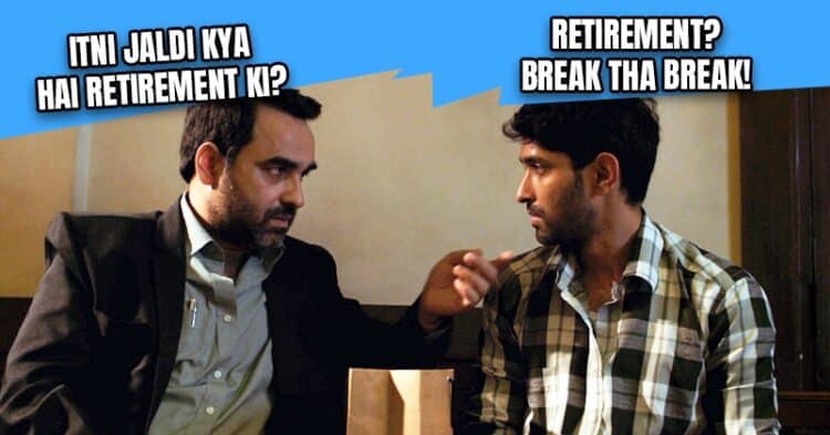 Vikrant Massey Clears The Air, Says He Is “Not Retiring”, Just Taking A Break 1 Vikrant Massey Clears The Air, Says He Is “Not Retiring”, Just Taking A Break