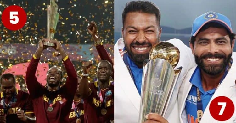 Here Is The List Of Cricket Teams Which Have Won The Most Number Of ICC Trophies