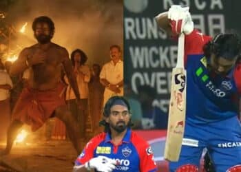 KL Rahul’s Aggressive Celebration At Chinnaswamy Stadium After Defeating RCB Goes Viral