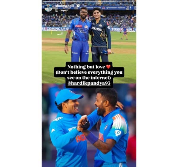 Shubman Gill Got Slammed For Avoiding Handshake With Hardik Pandya, Shubman Reacts - RVCJ Media