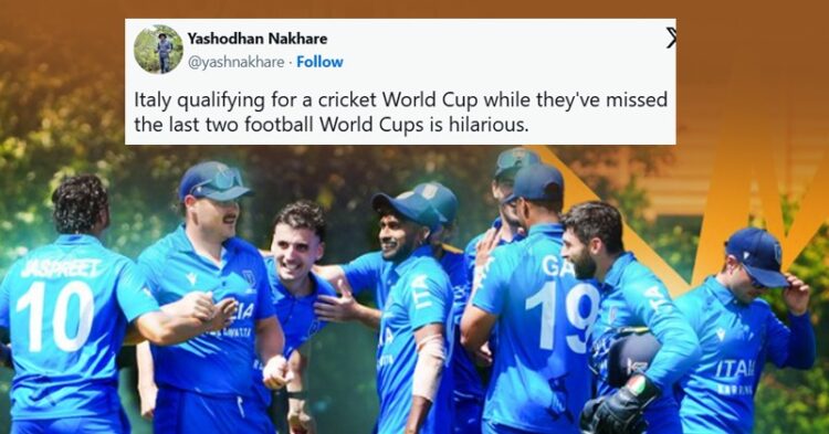 Cricket Fans React As Italy Surprises By Qualifying For The Icc Men’s T20 World Cup 2026 1 Cricket Fans React As Italy Surprises By Qualifying For The ICC Men’s T20 World Cup 2026