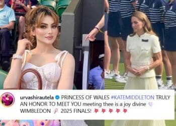 Urvashi Rautela Mocked For Making A Post On Meeting Kate Middleton, Princess Of Wales