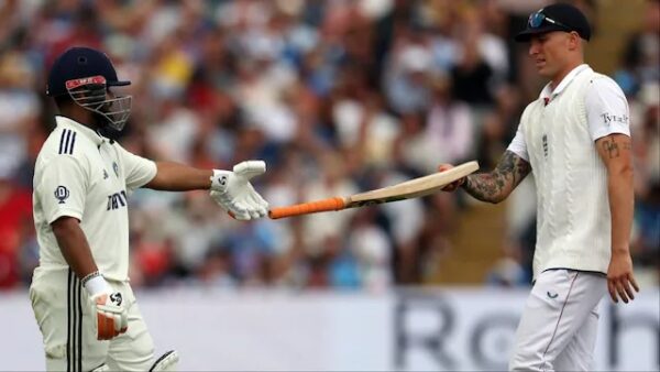 Rishabh Pant Breaks Silence On His Bat Slipping From His Hands In England - RVCJ Media