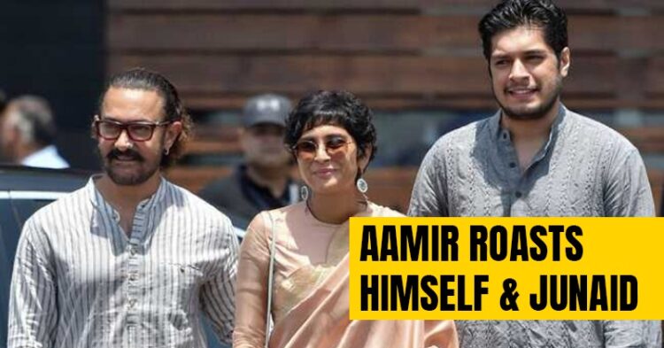 Aamir Khan Mocks Himself For His Flop Movies &Amp; Calls Junaid A Nepo Kid In This Funny Video 1 Aamir Khan Mocks Himself For His Flop Movies & Calls Junaid A Nepo Kid In This Funny Video