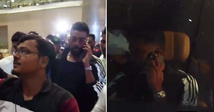 Mohammed Siraj Got Mobbed By Fans As He Arrived At Mumbai Airport, Fans Wanted Selfies 1 Mohammed Siraj Got Mobbed By Fans As He Arrived At Mumbai Airport, Fans Wanted Selfies
